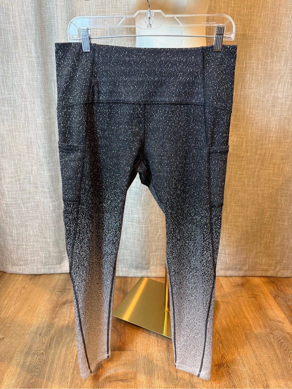 Black Ombre Active Leggings